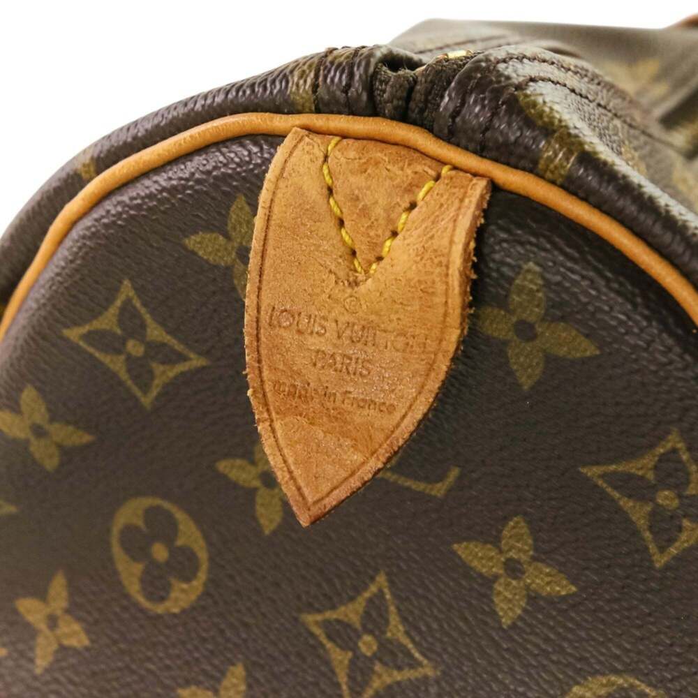 LOUIS VUITTON Brown Monogram Keepall 60 Boston Bag - Picture 6 of 14